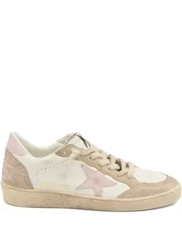 Golden Goose: Бежевые кроссовки  Ball Star