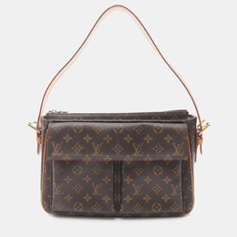 Louis Vuitton: Коричневая сумка 