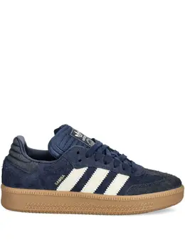adidas: Синие кроссовки  Samba