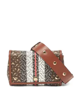 Burberry Pre-Owned: Сумка в полоску 