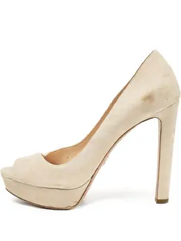 Prada Pre-Owned: Бежевые босоножки 