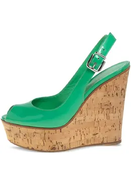 Gianvito Rossi: Зелёные сандалии 