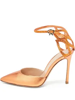 Gianvito Rossi: Оранжевые туфли 