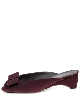 Stuart Weitzman: Бордовые сабо 