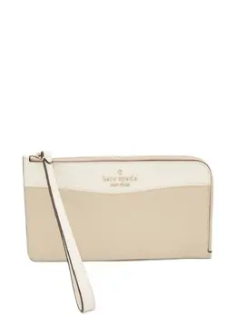 Kate Spade: Бежевый кошелёк 