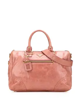 Prada Pre-Owned: Розовая сумка 