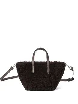 Brunello Cucinelli: Коричневая сумка-шоппер 