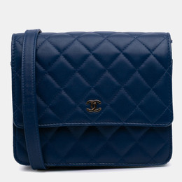 Chanel: Голубой кошелёк 