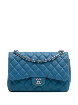 CHANEL Pre-Owned: Голубая сумка 