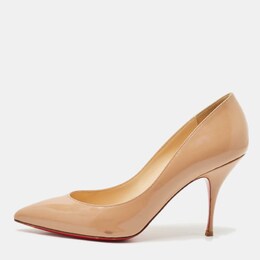 Christian Louboutin: Бежевые туфли 