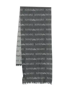 Emporio Armani: Синий шарф 