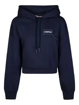 Marni: Синяя толстовка 