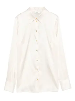 Elisabetta Franchi: Рубашка с бантом 