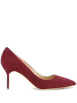 Manolo Blahnik: Бордовые туфли  BB