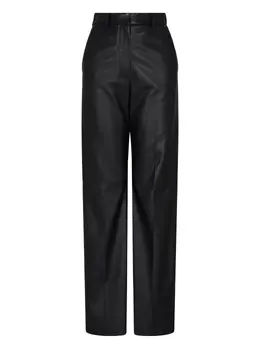 Emporio Armani: Кожаные брюки 