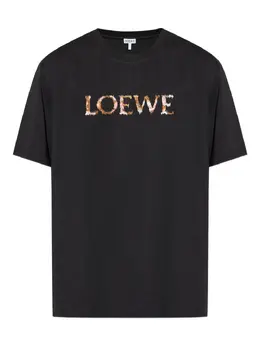 LOEWE: Чёрная футболка 