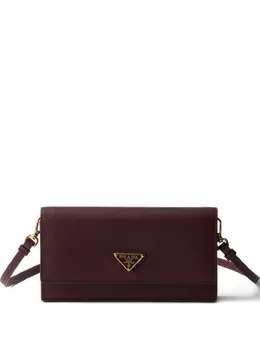 Prada: Бордовый кошелёк 
