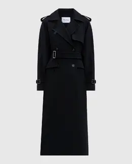 Max Mara: Чёрный плащ 