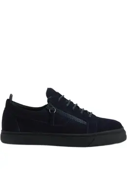 Giuseppe Zanotti: Синие кроссовки  Frankie