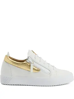 Giuseppe Zanotti: Белые кроссовки  Gail