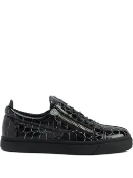 Giuseppe Zanotti: Чёрные кроссовки  Frankie