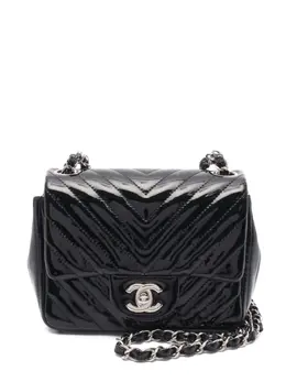 CHANEL Pre-Owned: Чёрная сумка 