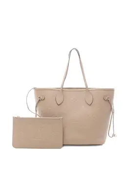 Louis Vuitton Pre-Owned: Бежевая сумка-шоппер 