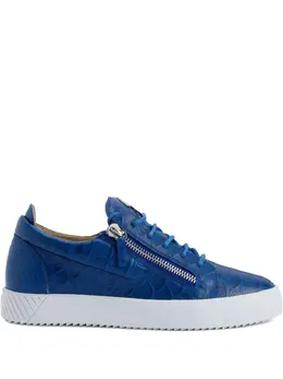 Giuseppe Zanotti: Голубые кроссовки  Frankie