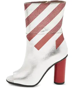 Anya Hindmarch: Серебристые ботинки 