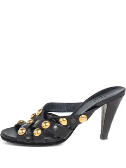 Gucci Pre-Owned: Чёрные сандалии 