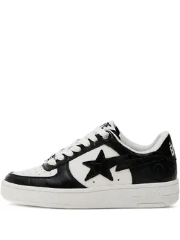 A BATHING APE®: Чёрные кроссовки 