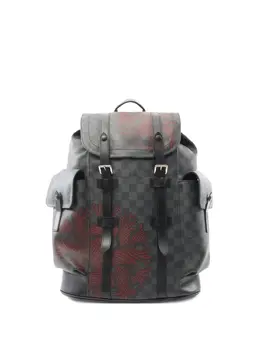 Louis Vuitton Pre-Owned: Чёрный рюкзак 