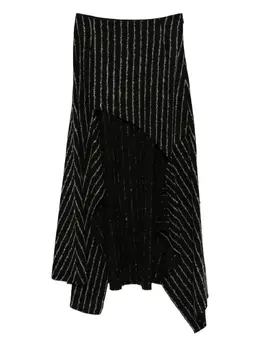 Mugler: Чёрная юбка 