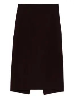 Mugler: Тёмная юбка 