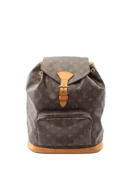 Louis Vuitton Pre-Owned: Коричневый рюкзак 