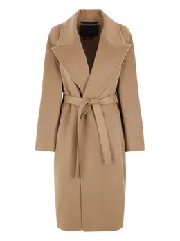 Max Mara: Бежевое пальто 