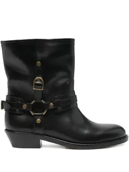 ISABEL MARANT: Чёрные ботинки 