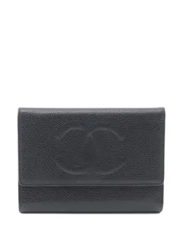 CHANEL Pre-Owned: Чёрный кошелёк 