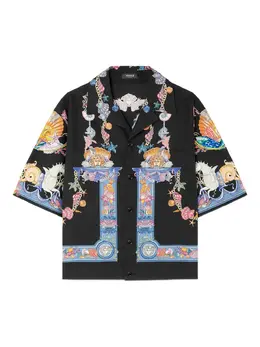 Versace: Чёрная рубашка 