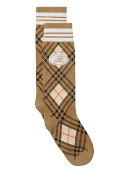 Burberry: Бежевые носки 