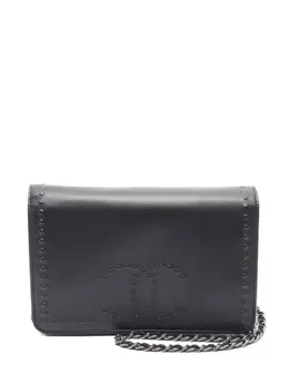 CHANEL Pre-Owned: Чёрный кошелёк 