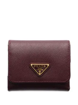 Prada: Бордовый кошелёк 