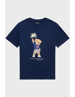 POLO RALPH LAUREN: Синяя футболка 