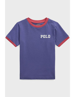 POLO RALPH LAUREN: Фиолетовая футболка 