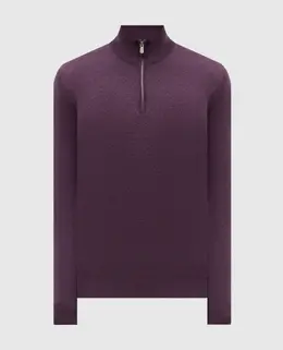 Brunello Cucinelli: Фиолетовый свитер 