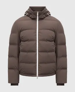 Brunello Cucinelli: Коричневая куртка 