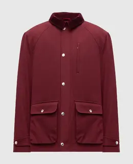 Brunello Cucinelli: Бордовая куртка 