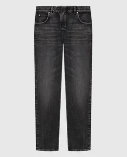 Balmain: Сірі джинси 