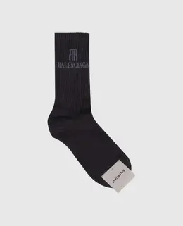 Balenciaga: Серые носки 
