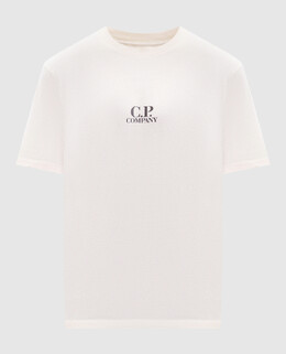 C.P. Company: Бежеві футболки 